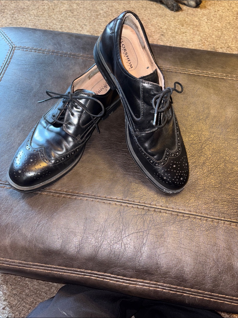 Florsheim black Oxford dress shoes size 13
